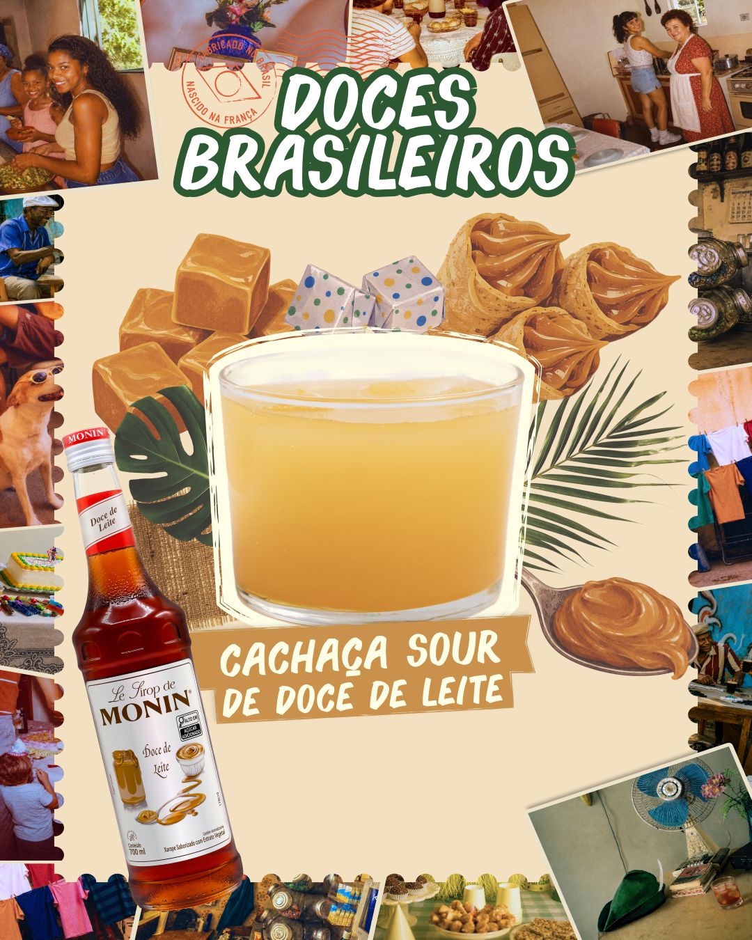 CACHAÇA SOUR DE DOCE DE LEITE