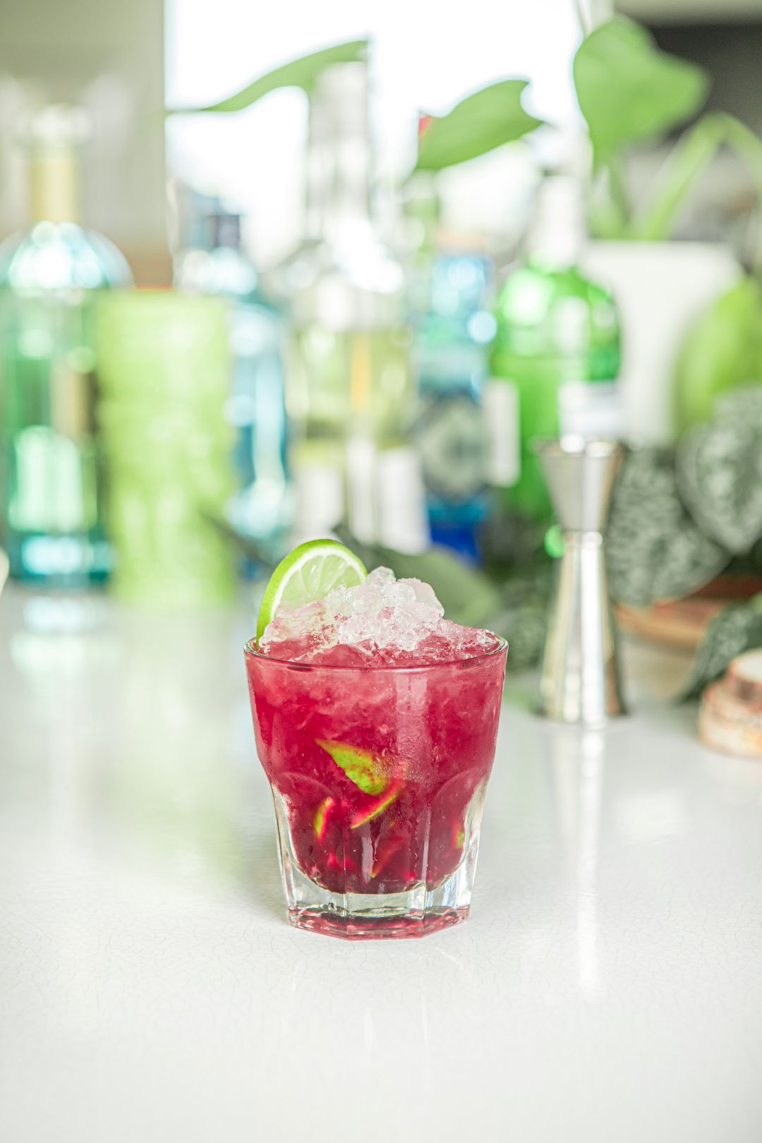 CAIPIRINHA MIRTILO E PIMENTA ROSA