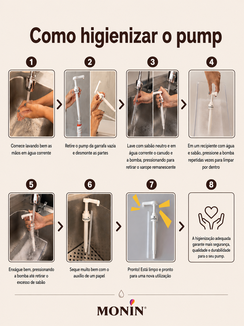Bomba Dosadora (Pump) Xarope MONIN 10 ML