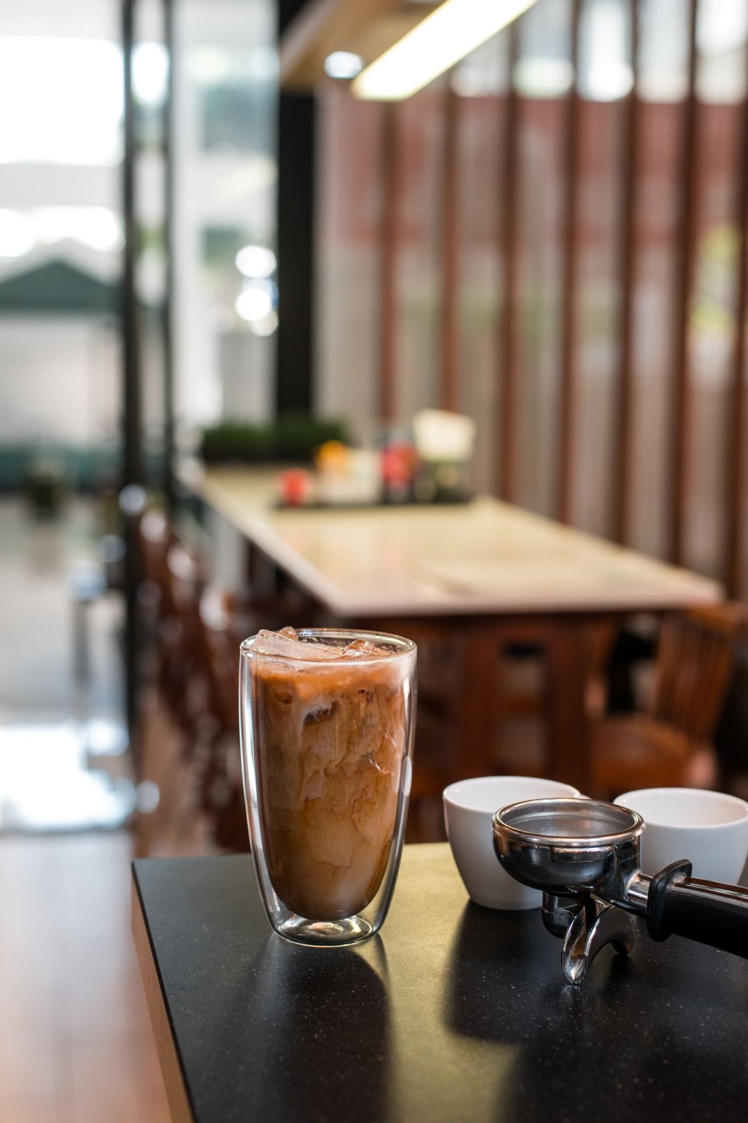 ICED LATTE MIRTILO