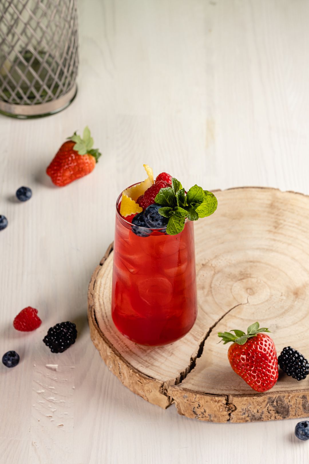 CHÁ DE HIBISCO COM FRUTAS VERMELHAS